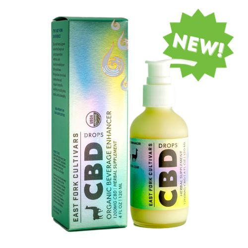 Organic Beverage Enhancer CBD Drops • 1200mg • 4oz