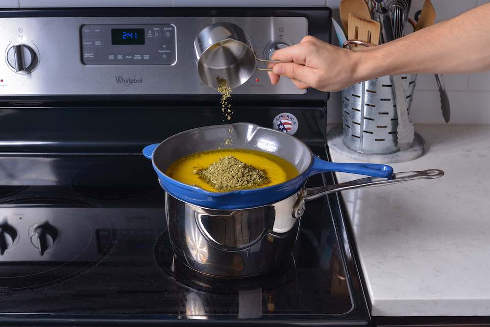 Cannabutter Recipe Using Crockpot vs Double Boiler - THCFarmer